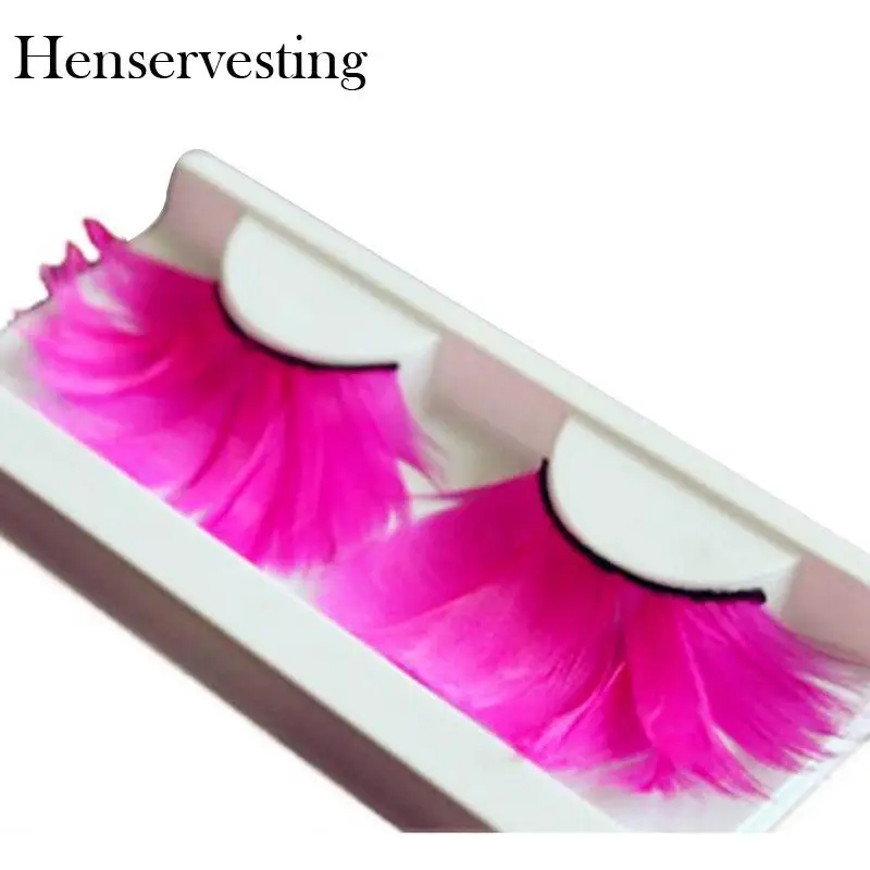 Ресницы Макияж Косметика натуральный густой перо в форме ложных глаз женщин |