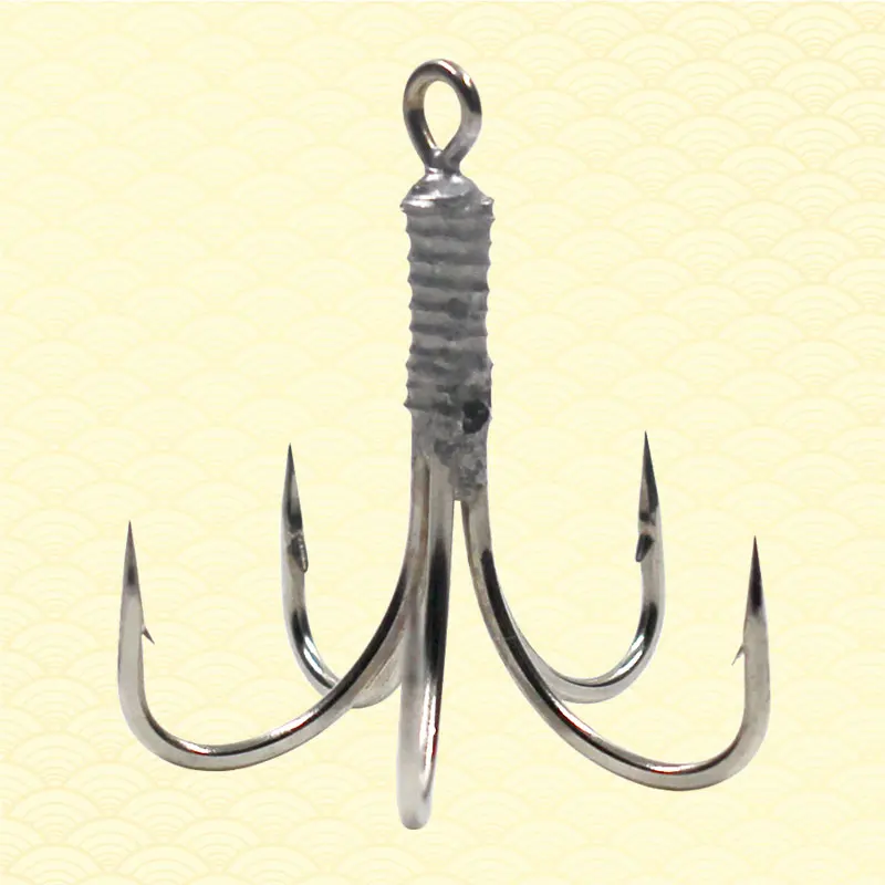 Carbon Steel High Strength Fishing Hooks Ultra Sharp 5 Anchor Carp Barbed Hook Explosion Squid Treble Pesca | Спорт и развлечения