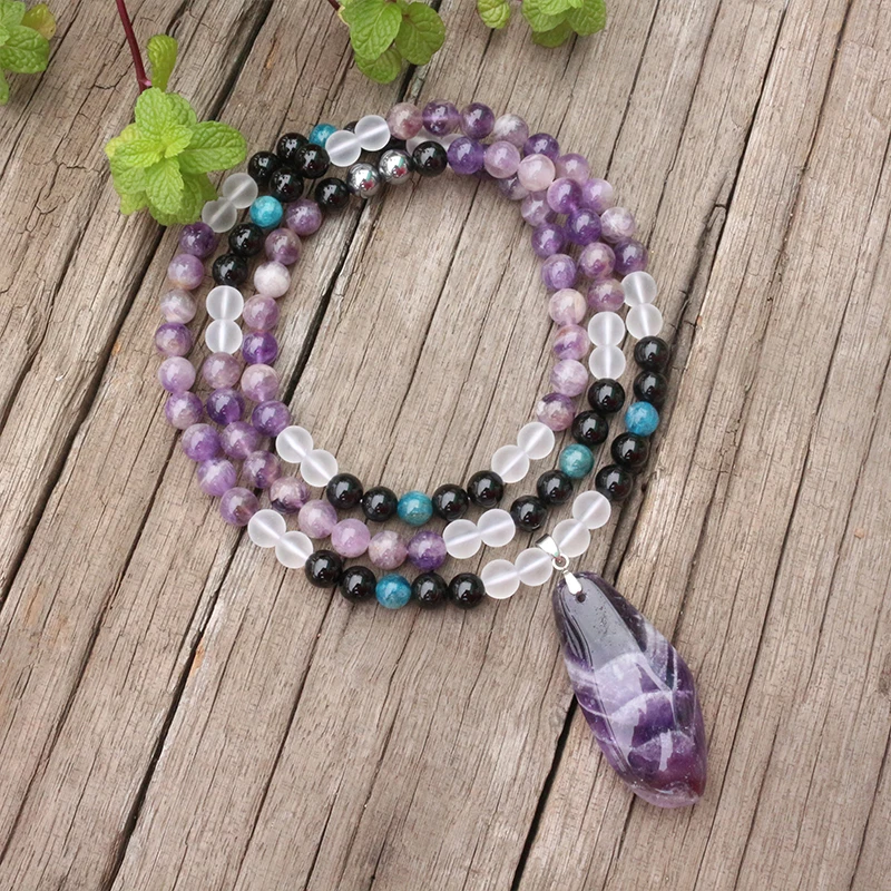 Бусины из натурального камня 8 мм аметист черный оникс апатит искусственные