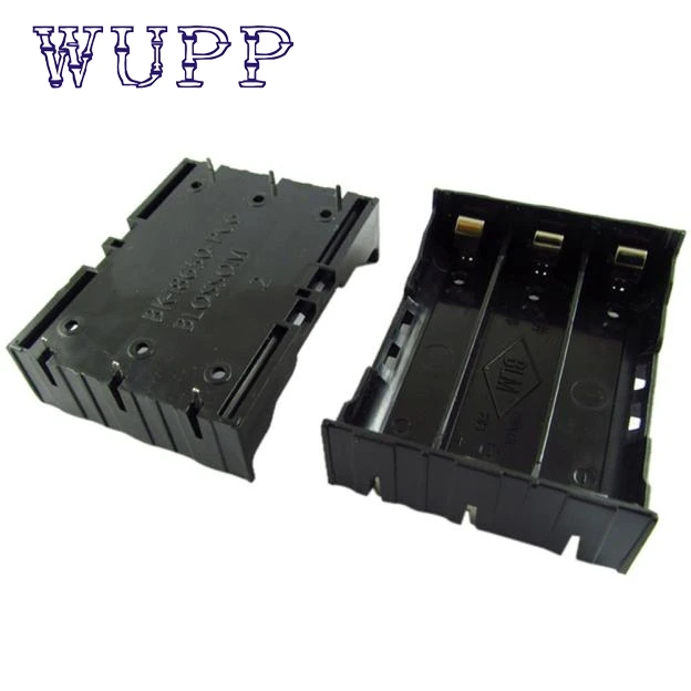 1 шт. DIY черный ящик для хранения держатель чехол 3x18650 3 7 V аккумуляторные батареи 10
