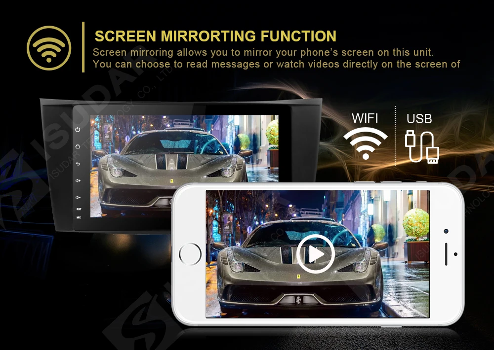 Isudar Автомобильный мультимедийный плеер dvd automotivo Android 8,0 для Mercedes Benz/W211/E200/E220/E300 GPS радио Bluetooth USB DVR dab