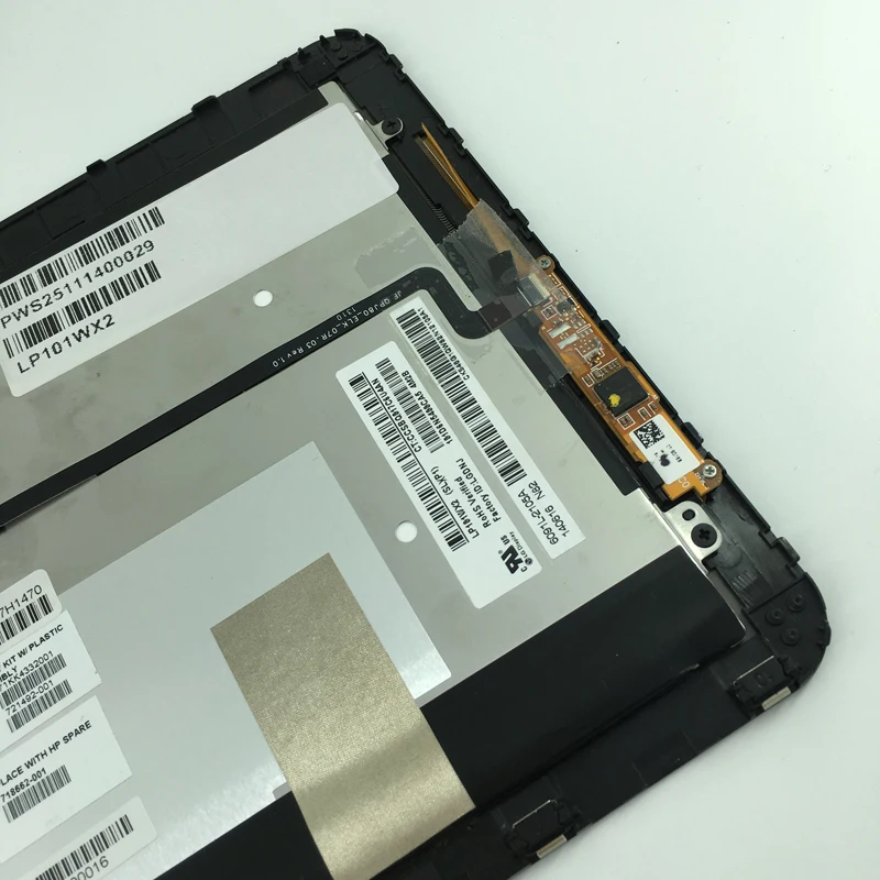 Высокое качество LP101WX2 SLP1 ЖК дисплей + кодирующий преобразователь сенсорного
