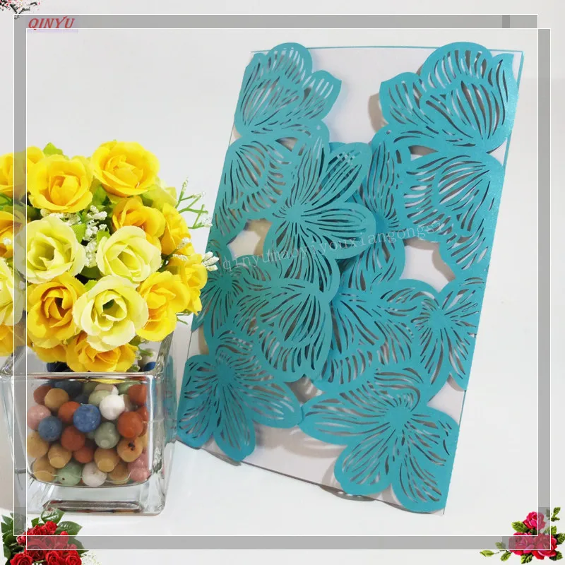 10 шт. оптовая продажа свадебные пригласительные открытки белые Пригласительные