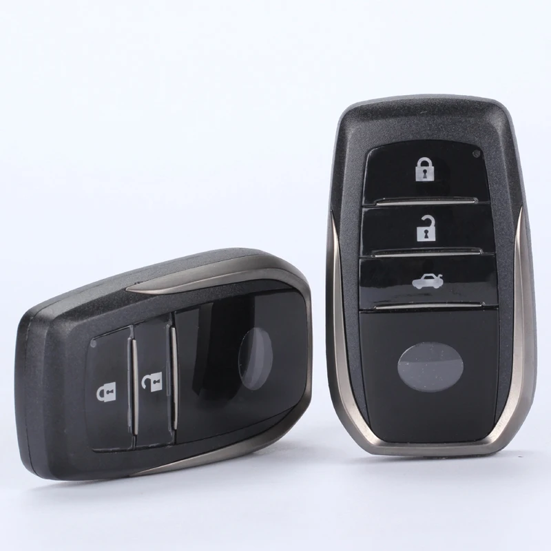 Черный Автомобильный пульт дистанционного управления с 3 кнопками смарт-карта