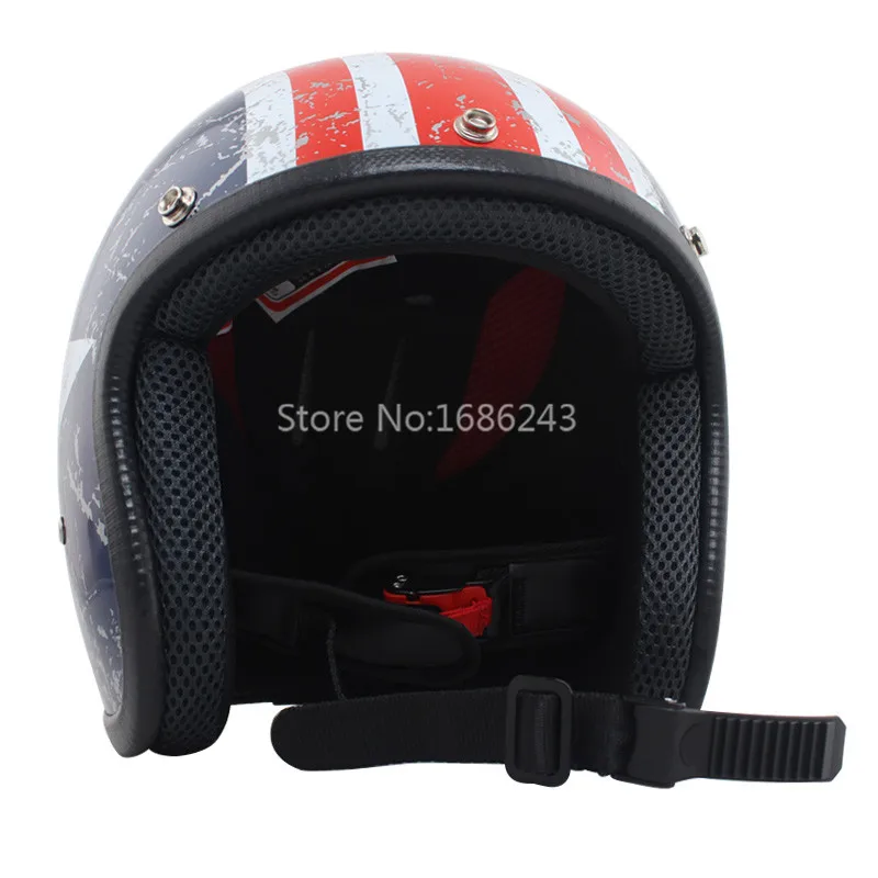 Винтажный мотоциклетный шлем vespa подходит для harley зимний полушлем с внутренним