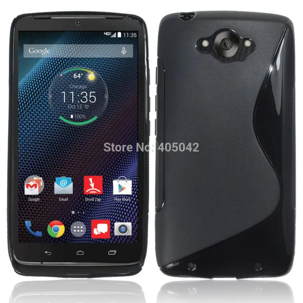 Для Motorola Moto Maxx XT1254 Мягкий гель ТПУ Резиновая S-Line Чехол для Verizon Droid Turbo /для MOTO |