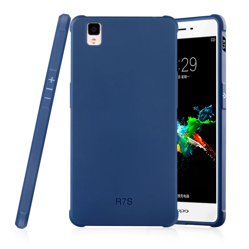 Чехлы для OPPO R7 Силиконовая задняя крышка R7S роскошный защитный ударопрочный