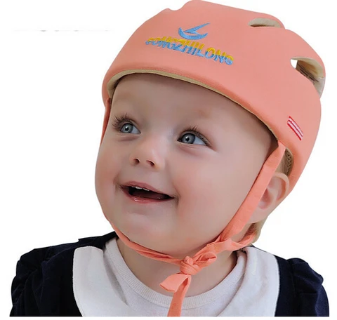 Бесплатная доставка малыш Безопасность шлем Регулируемая Кепка без ударов для ходьбы учебные шлемы 3 цвета