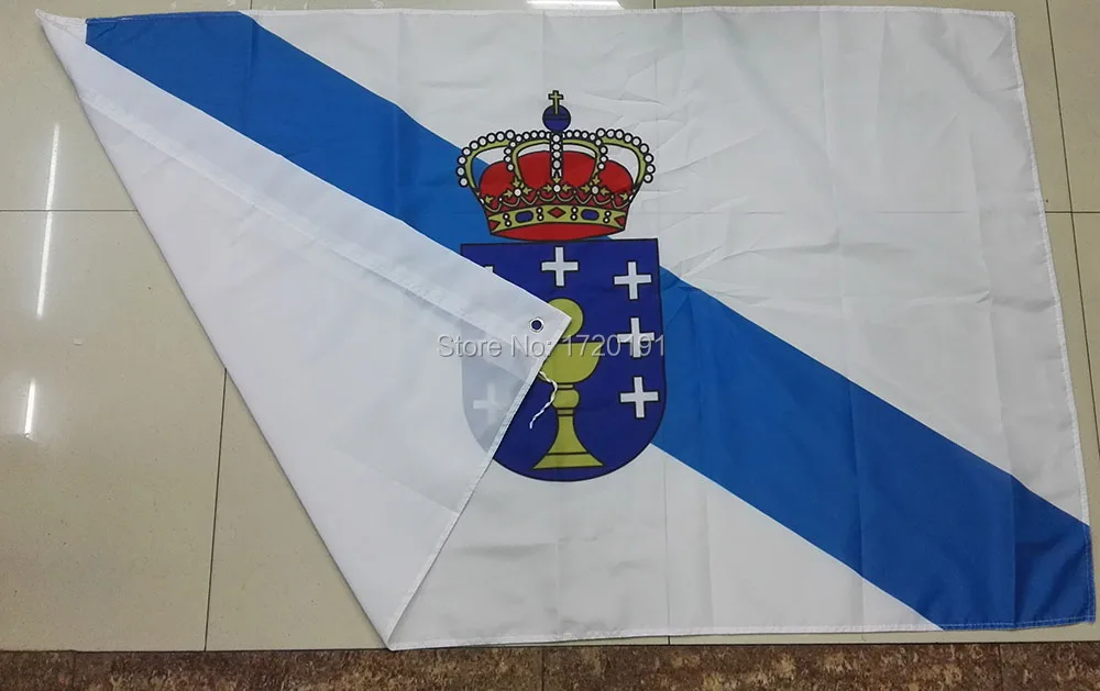 

GALICIA FLAG Galician Galizia Spain Spanish Regional Flags3*5 ft