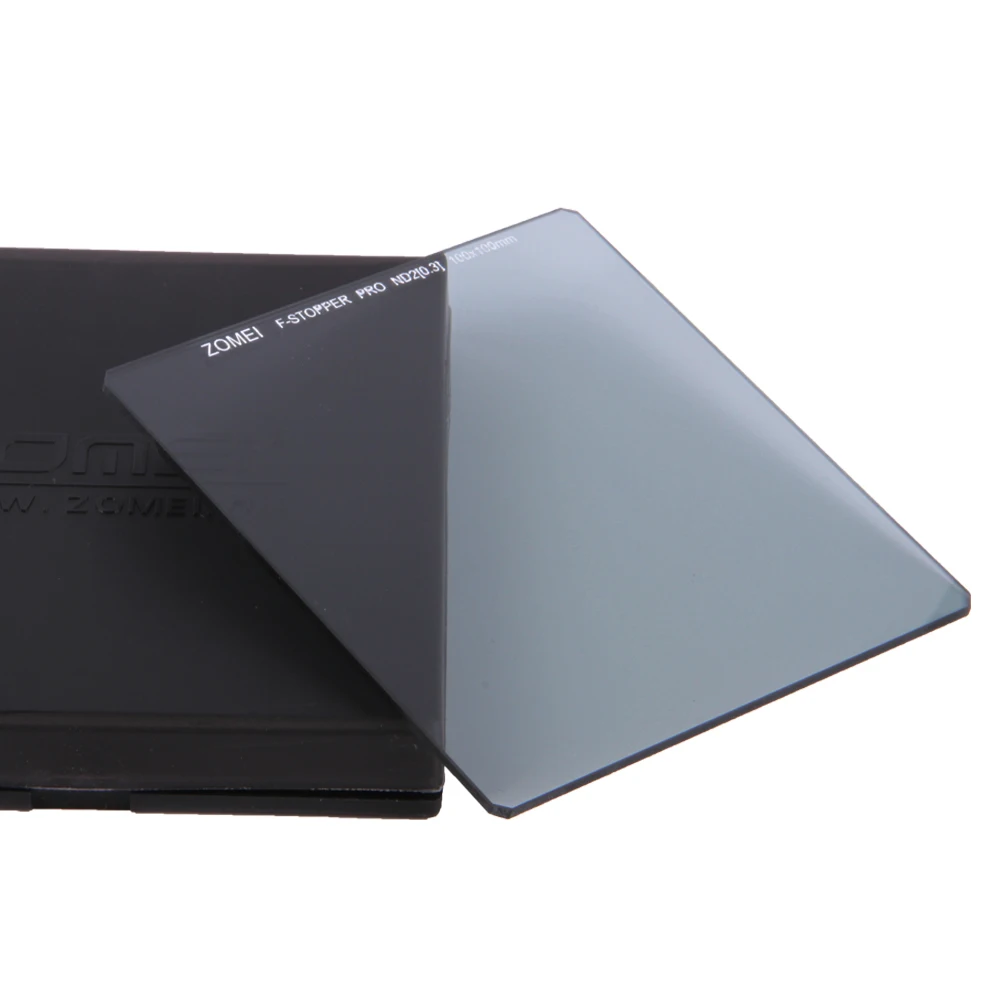 Zomei 100mm ND1000 Square Filter HD Optical Glass 100x100mm 10-Stop Neutral Density ND 1000 For Cokin Z Lee Hitech Holder | Электроника