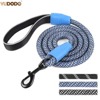 5ft6ft nylon reflective dog leash long mountain climbing training rope pet lead leashes for small medium large dogs