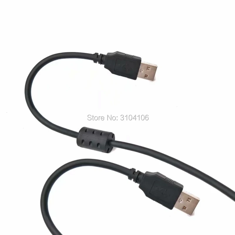 USB 2,0 кабель-удлинитель папа-папа USB адаптер прозрачный синий анти-помехи двойное экранирование 0,3 м 0,5 м 1,5 м 3 м 5 м