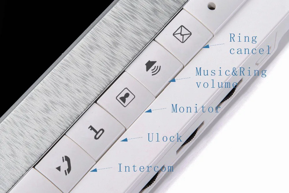 Система видеодомофона для квартиры 7 дюймовый монитор дверной видеодомофон