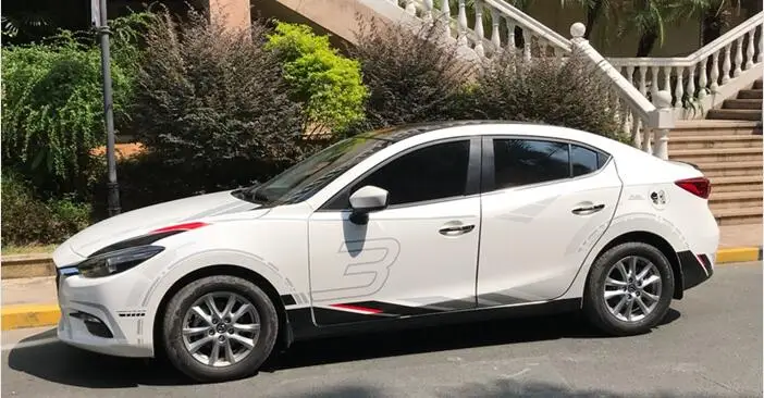 KK высокое качество автомобиля тела Фильм стикер бумага для Mazda 3 Axela седан/хэтчбек, CX-4, CX-5, Atenza или другие модели автомобилей