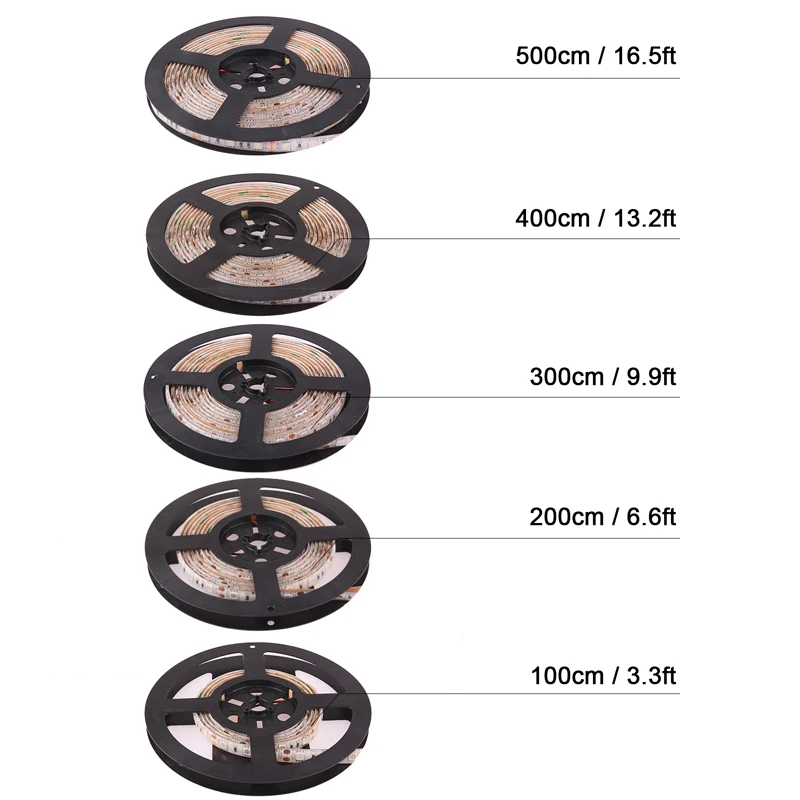 Светодиодная лампа для выращивания растений 12 в пост. Тока 5050 гибкая лента 5:1 5