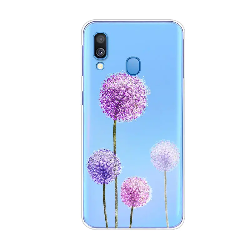 Мягкий мультяшный чехол для Samsung A40 силиконовый задняя крышка телефона Galaxy GalaxyA40 A