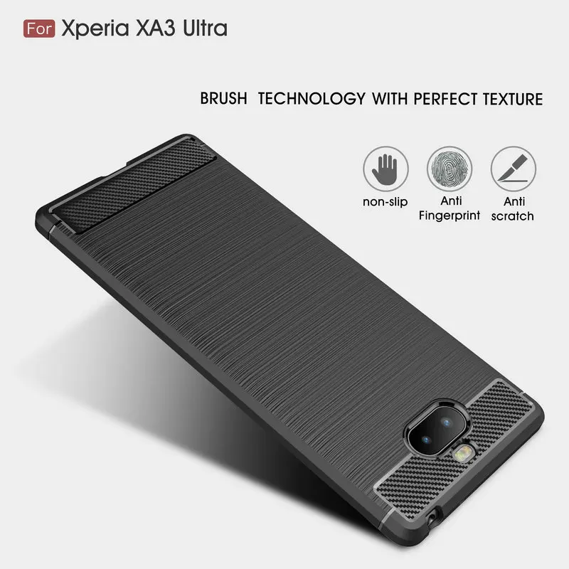 Анти-телефон с распознаванием отпечатка пальца чехол для sony Xperia 10 Plus I3213 I4213 I4293 I3223