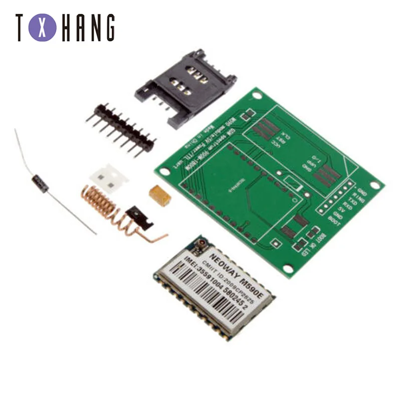 M590E GSM GPRS модуль Diy наборы M590 900 m-1800 m sms ЦП MCU тест | Электронные компоненты и