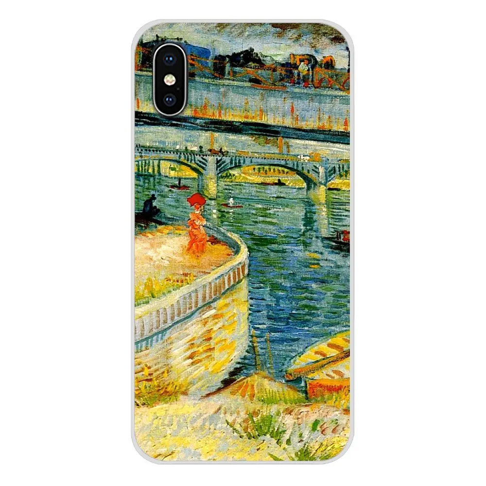 Мягкий чехол из ТПУ Для Xiaomi Mi4 Mi5 Mi5S Mi6 Mi A1 A2 5X 6X 8 9 Lite SE Pro Max Mix 2 3 2S Sunflower Vincent Van Gogh Starry