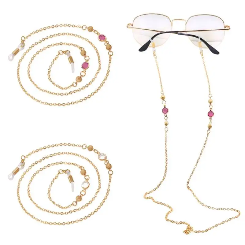 Ретро подставка для очков чтения цепочек на шею в форме шнур акрил ремень очки