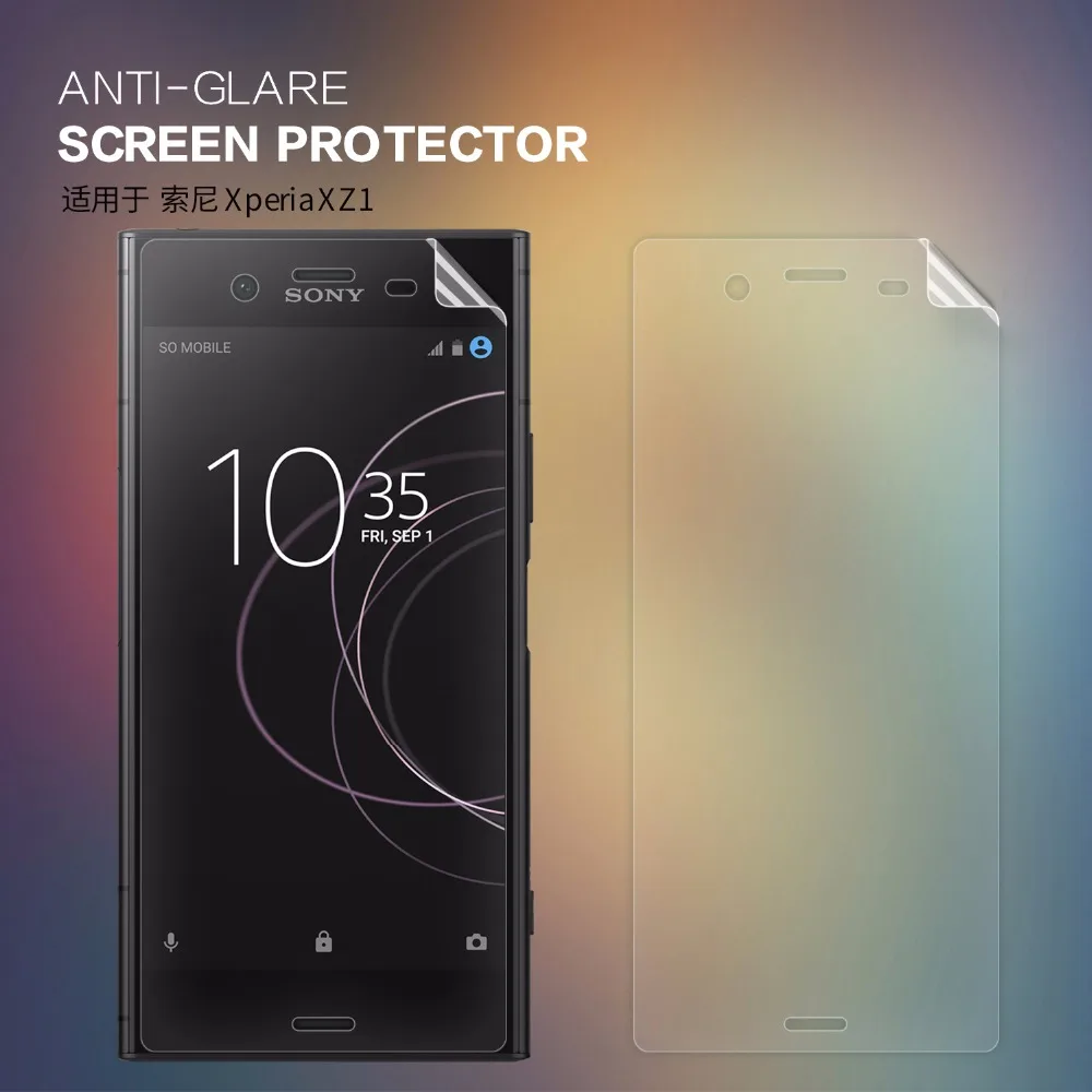 2 шт./лот NILLKIN Антибликовая матовая защитная пленка для экрана Sony Xperia XZ1 5 дюймовая