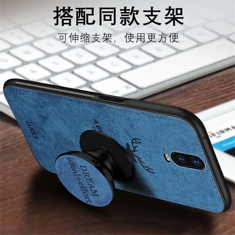 Чехол PDGB с 3D рисунком оленя из мультфильма прочный защитный чехол ТПУ для OnePlus 6 6T