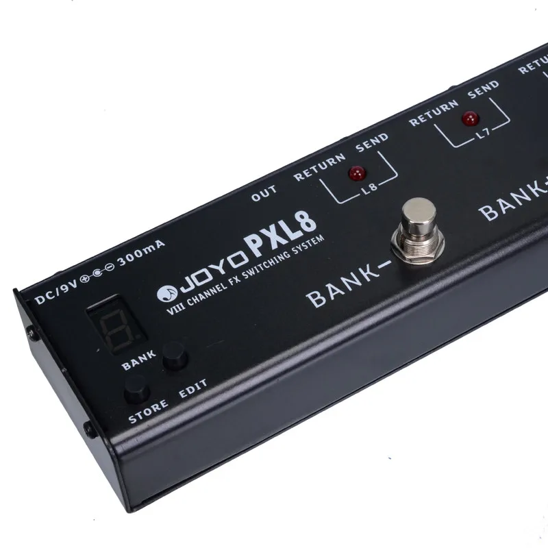 JOYO PXL-8 8 петель гитара программируемый напольный эффект Лупер коммутатор маршрутизатор Looping система WAVE-X Для Boss Mooer