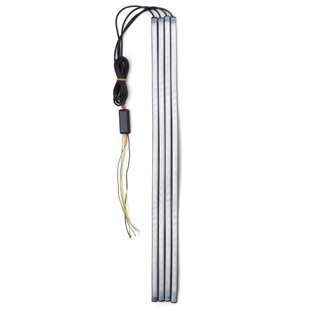 QCDIN RGB 5050 36 светодиодный 60 см лм Автомобильная Гибкая декоративная осветительная