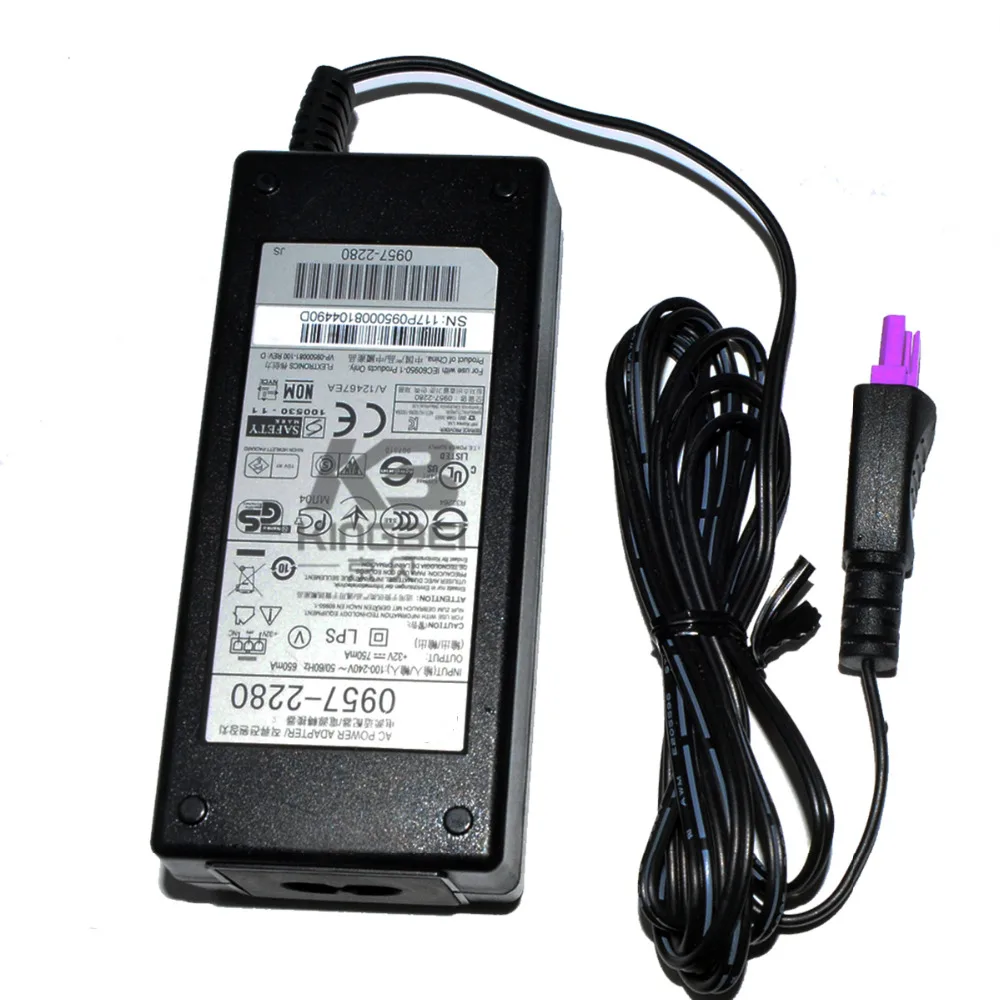 0957 2280 подлинный 32V 750mA Ac адаптер питания для принтера HP B110A B210A 7000 6500 6000 4500 с одним