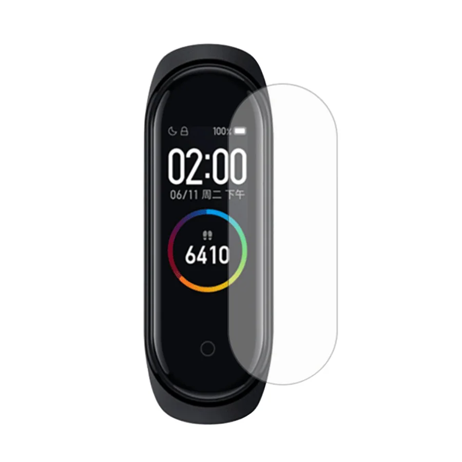 10 шт. mi Band 4 защитная пленка для экрана Xiaomi умный Браслет miband браслет на band с