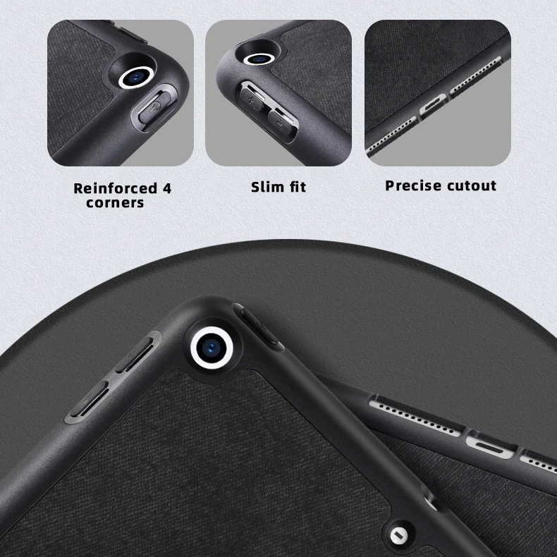Женский чехол с держателем для карандаша iPad Air 3 2019 мягкая задняя крышка из