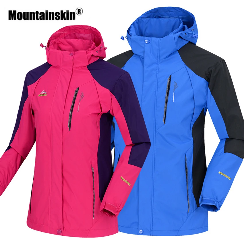 Мужская и женская ветровка Mountainskin водоотталкивающая куртка для активного отдыха