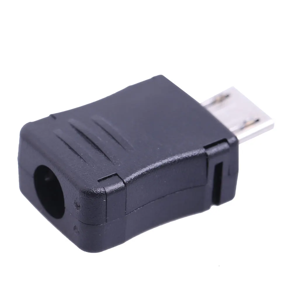Hot 50 Pcs/Set Micro USB 5 Pin T Port Male Plug Socket Connector Plastic Cover DIY XJS789 | Обустройство дома