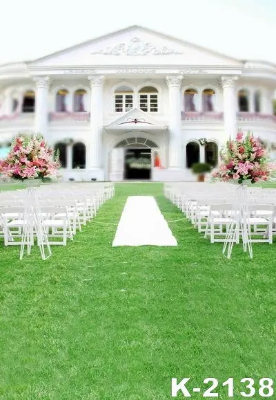 Свадебные фоны для виниловой фотостудии наружная фотография красивый дом