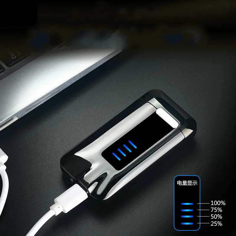 Сенсорная Индукционная визуальная зарядка дисплей USB двойная дуга плазменная