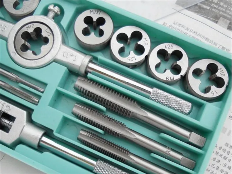 Набор метрических заглушек для меток и гаечных ключей M3 ~ M12 M6 M12|die wrench|tap wrenchscrew thread