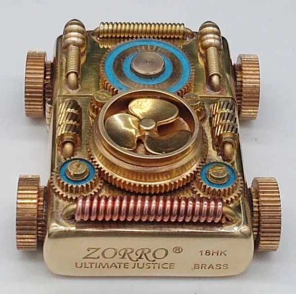 CHH бренд zorr Steampunk ручной работы латунь модельная Зажигалка/труба-смотреть видео онлайн