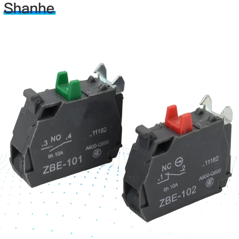 XB4 кнопочный Переключатель Блок контактов ZBEE 101C нормально открытый нет может