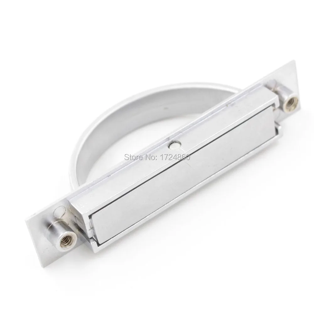 Поворотная d образная ручка матовая раздвижная дверь серебристого цвета