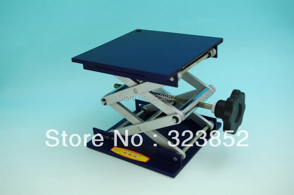 Лабораторный домкрат алюминиевая лабораторная Опора домкраты 150x150x250 мм