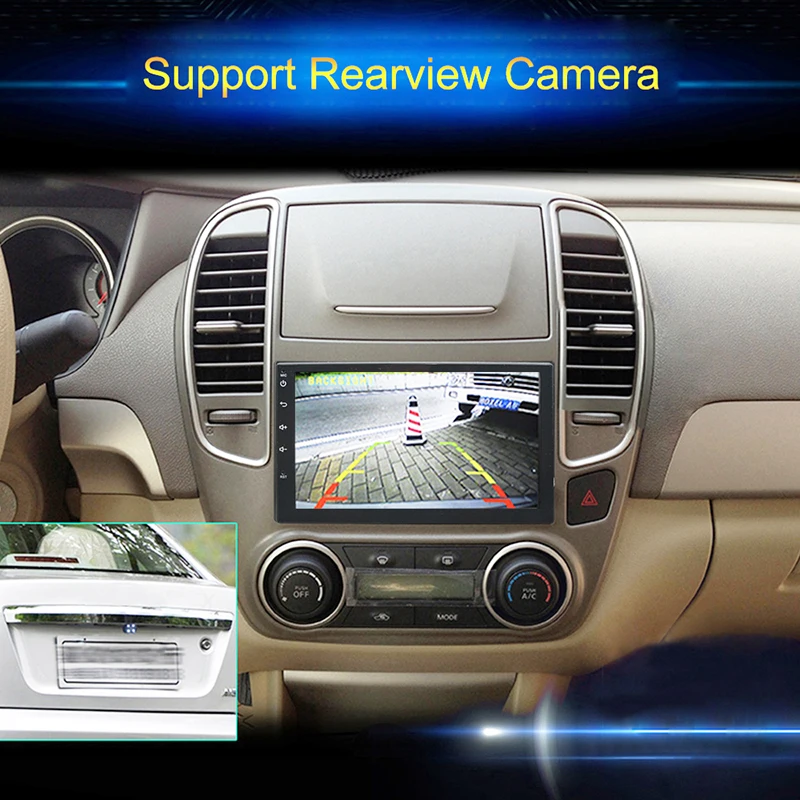 Автомобильный dvd-плеер, gps, Wi-Fi, Bluetooth радио, четырехъядерный, рулевое колесо, камера заднего вида, плеер, 7 дюймов, 1024, автомагнитола, 2 Din, Android
