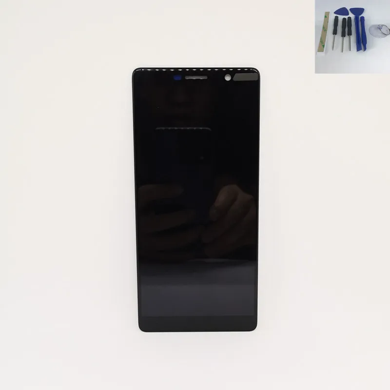 6 0 дюймовый дисплей экран для Nokia 7 plus Смартфон черный плюс ЖК + кодирующий