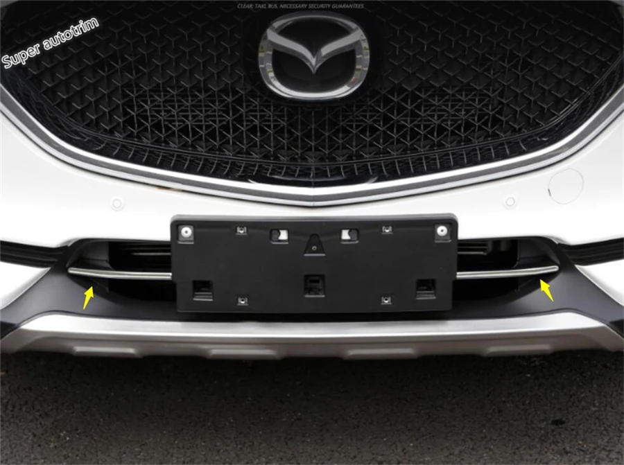 Передняя Нижняя решетка для гриля Lapetus Накладка Mazda CX 5 CX5 2017 2021 аксессуары из АБС