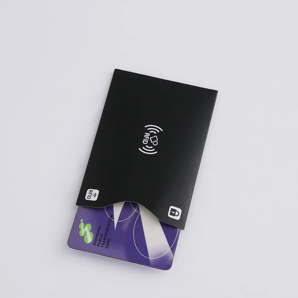 2 шт. алюминиевый rfid-блок анти-вор кошелек держатель для карт защитный чехол