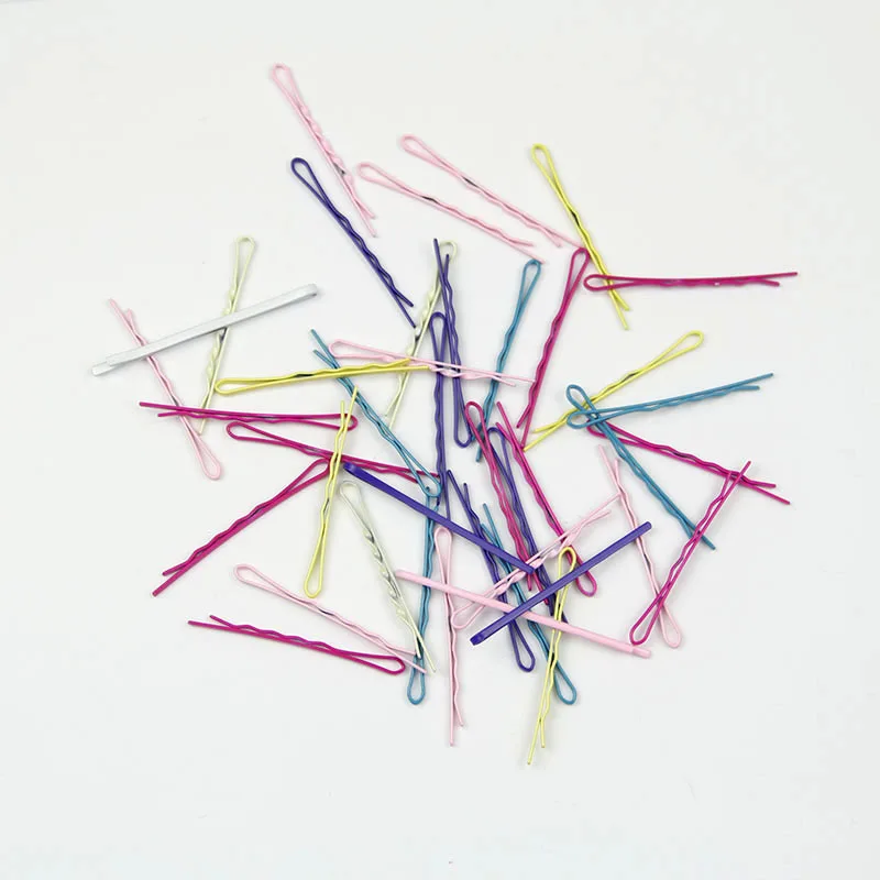50Pcs/40Pcs Candy Color Hair Clip Horsetail Hairpins Women Accessories Barrette Styling Tools Girls Holder | Аксессуары для одежды