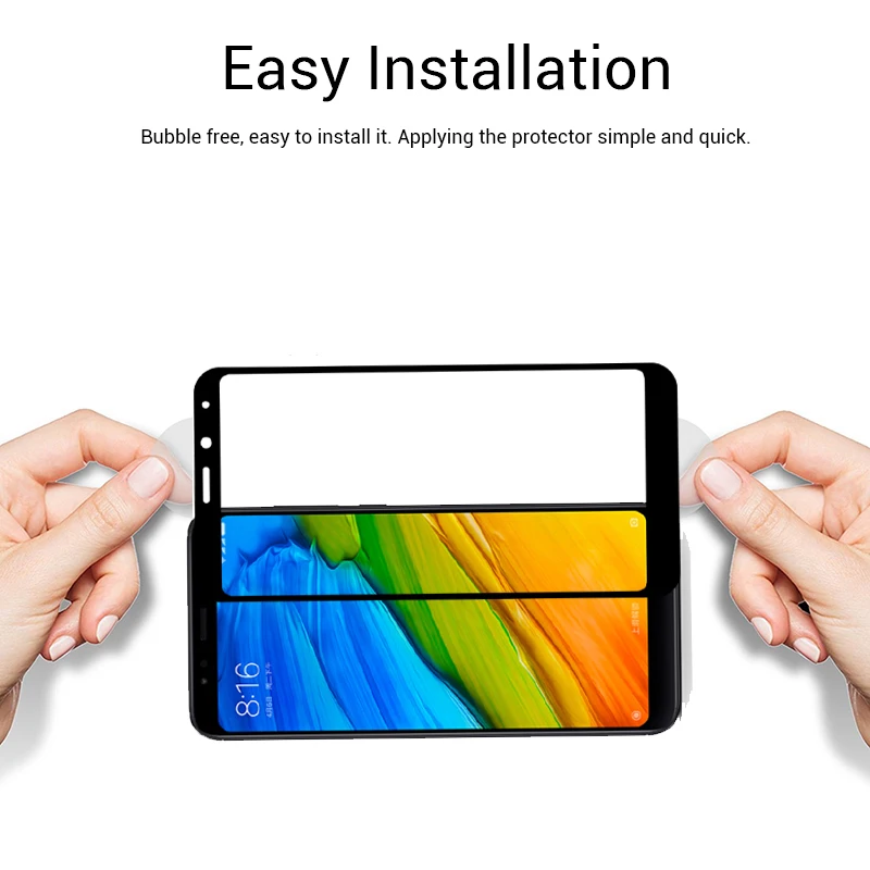 Закаленное стекло для Xiaomi Mi A1 A2 Redmi 4X 5 Plus S2 Note 4 5A Pro Prime Global защита экрана полная