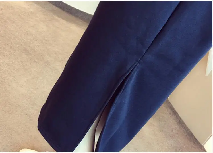 

286 2017 new autumn and winter with thick velvet hooded women long paragraph sweater dress Maternity Skirt