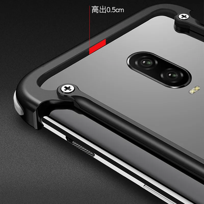 Для OnePlus 7/7 pro/7 T/7 T Pro Алюминиевый металлический бампер Рамка Тонкий чехол для телефона
