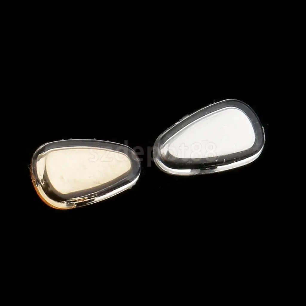 

10 Pieces Oval Optical Eyeglasses Nosepads Eyewear Replacement Parts Kit