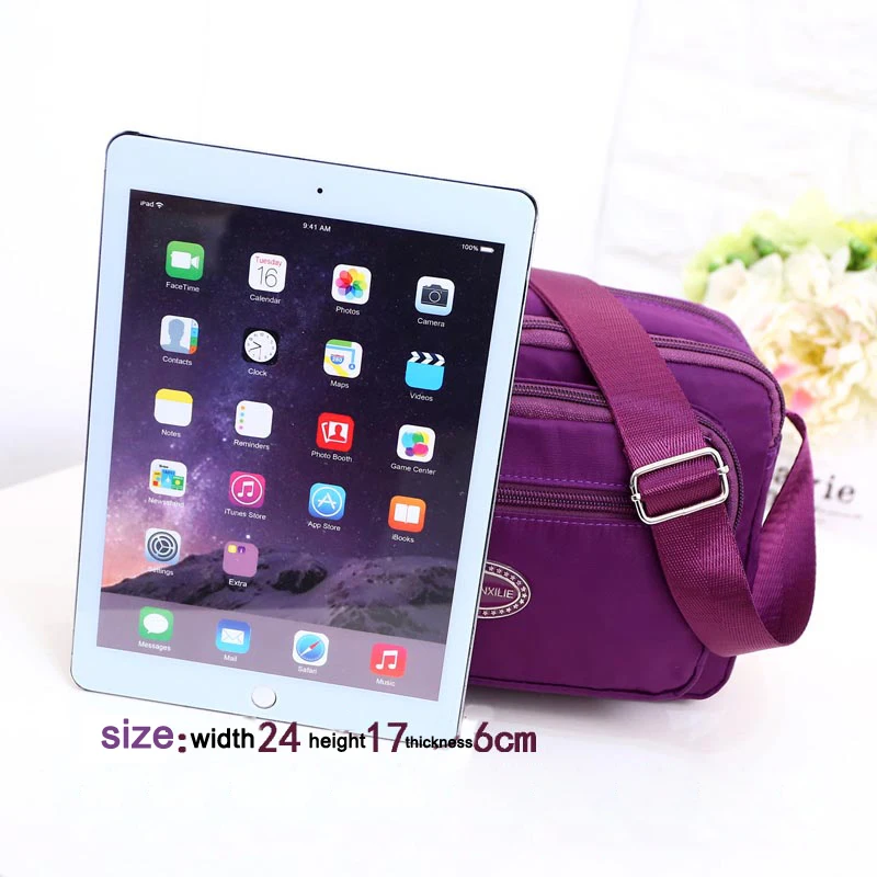 NIYOBO повседневная женская сумка-мессенджер водонепроницаемая холщовая сумка